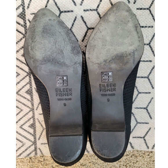 EILEEN FISHER Kiss Stretch Knit Pump in Black, sz 9 - Picture 10 of 15